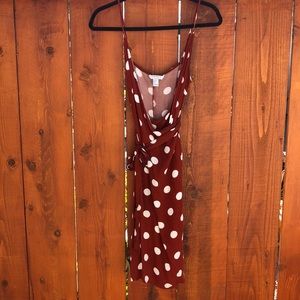 Polka dot Wrap Dress